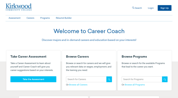 kirkwood.emsicareercoach.com