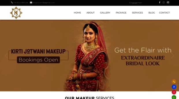 kirtimakeupstudio.com