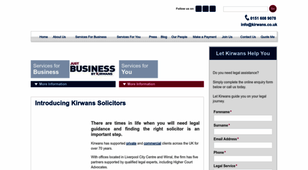 kirwanssolicitors.co.uk