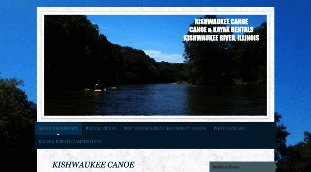 kishwaukeecanoe.com