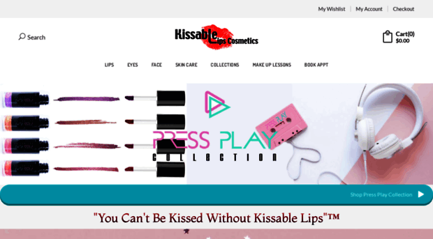 kissablelipscosmetics.com