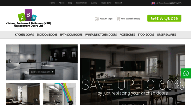 kitchenbedroomdoors.com