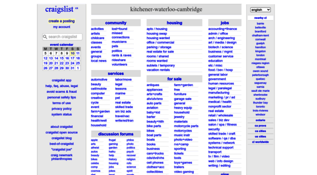 kitchener.craigslist.org