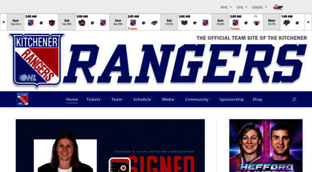 kitchenerrangers.com