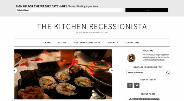 kitchenrecessionista.com