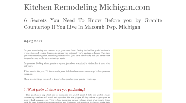 kitchenremodelingmichigan.com