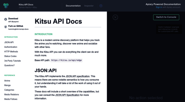 kitsu.docs.apiary.io