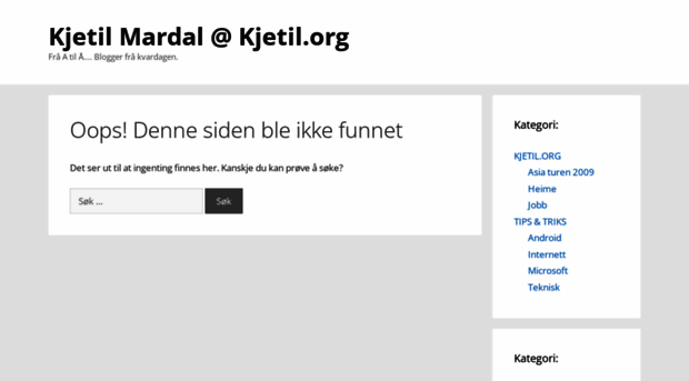 kjetil.org