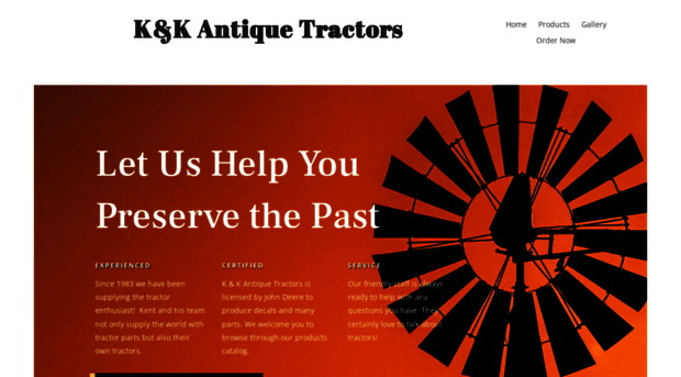 kkantiquetractors.com