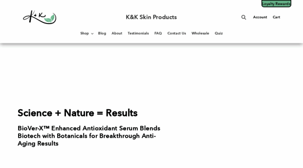 kkskinproducts.com