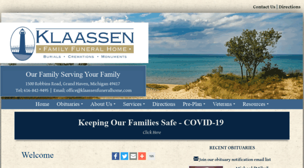 klaassenfuneralhome.com