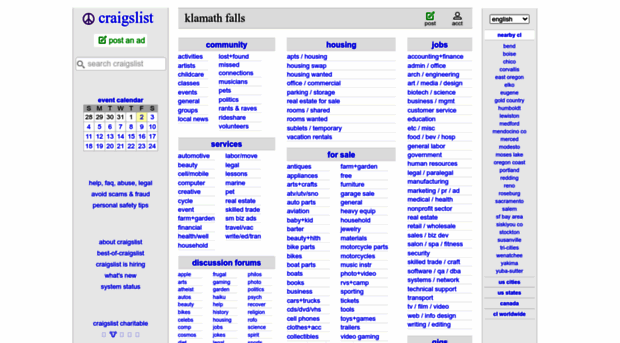 klamath.craigslist.org