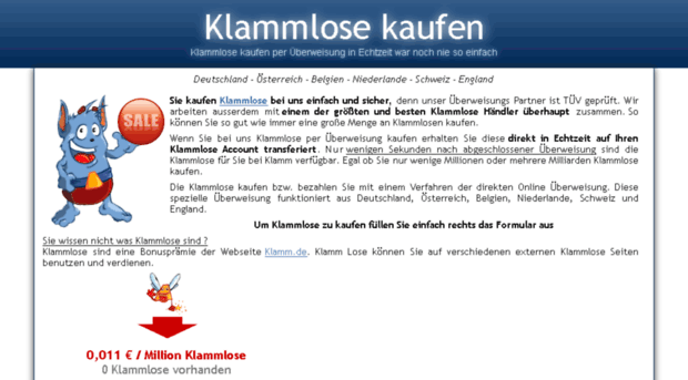 klammlosekaufen.net