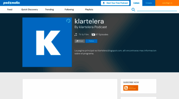 klartelera.podomatic.com