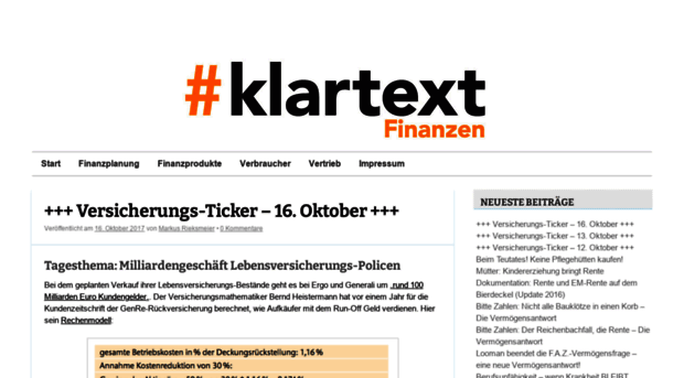 klartextfinanzen.com