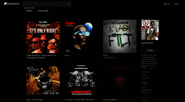 klashnekoff.bandcamp.com