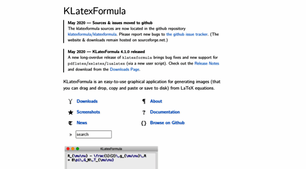 klatexformula.sourceforge.net