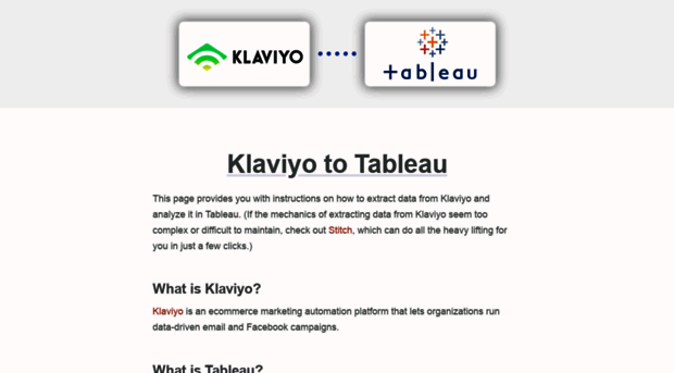 klaviyo.totableau.com