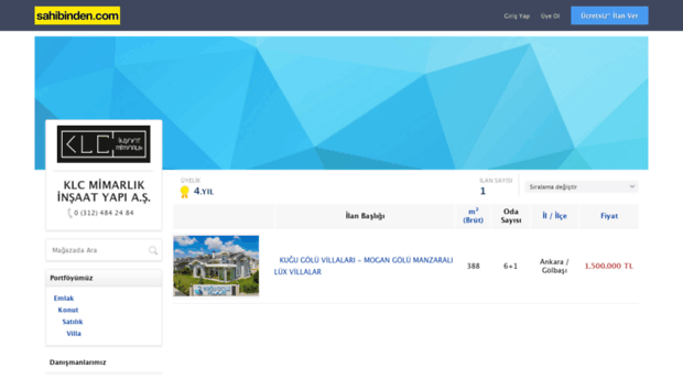klcmimarlik.sahibinden.com