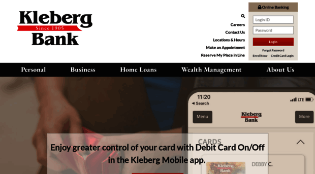 klebergbank.com