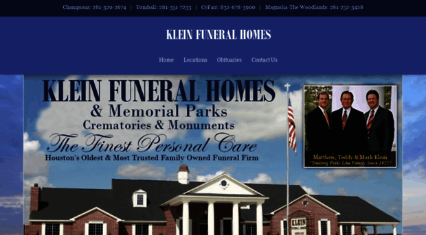 kleinfuneralhome.com