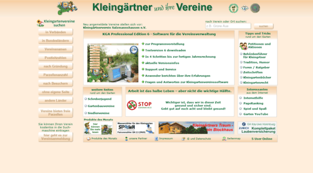 kleingartenvereine.de