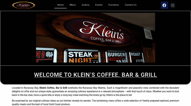 kleinscoffeebarandgrill.com