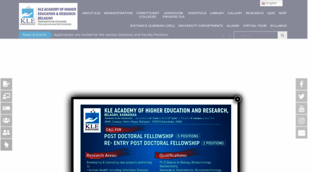 kleuniversity.edu.in