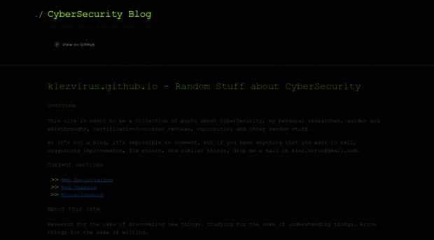 klezvirus.github.io
