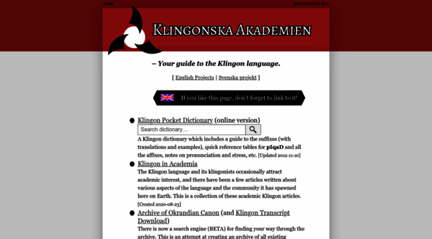 klingonska.org