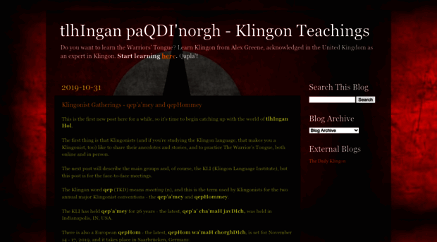 klingonteachings.blogspot.com