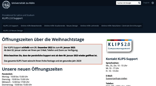 klips2-support.uni-koeln.de