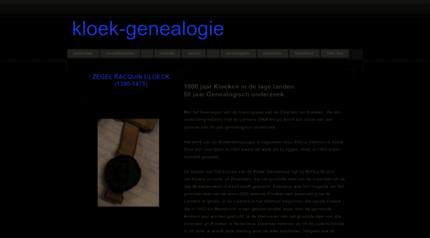 kloek-genealogie.nl