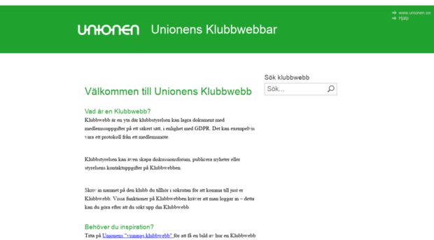 klubbwebb.unionen.se