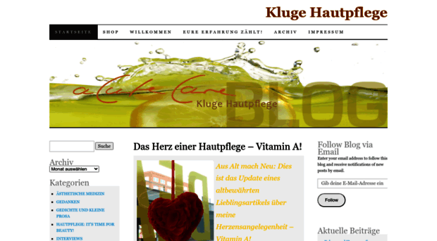 klugehautpflege.com