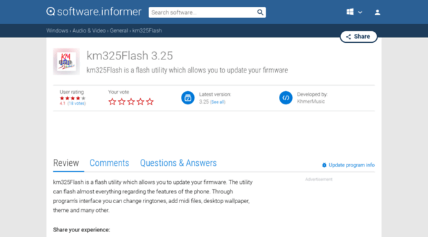 km325flash.software.informer.com