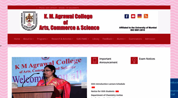 kmagrawalcollege.org