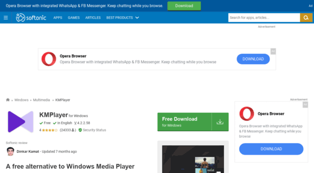 free download kmplayer softonic