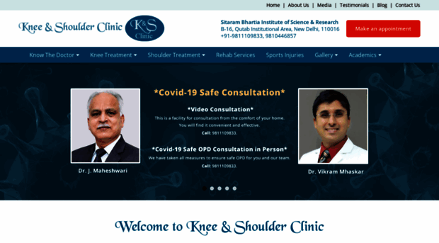 kneeandshoulderclinic.com