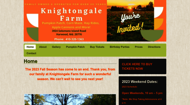 knightongalefarm.com