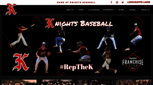 knightsbaseballtn.com