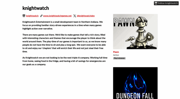 knightwatch.itch.io