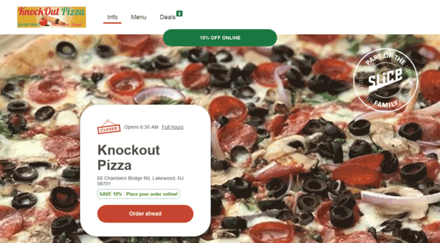 knockoutpizzamenu.com