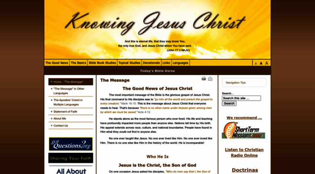 knowingjesuschrist.com