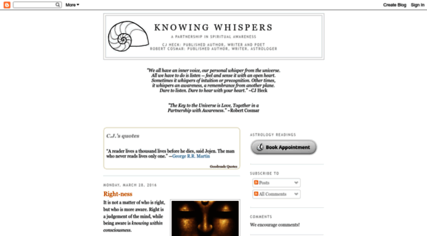 knowingwhispers.blogspot.com