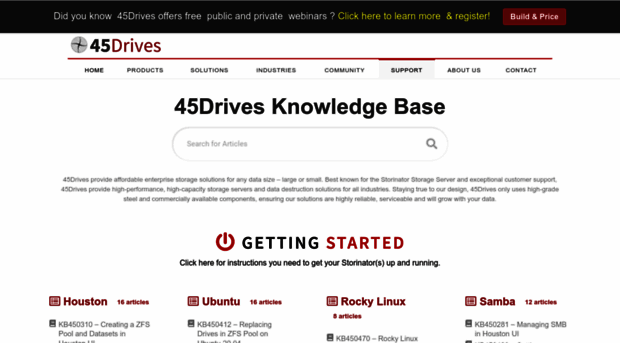 knowledgebase.45drives.com