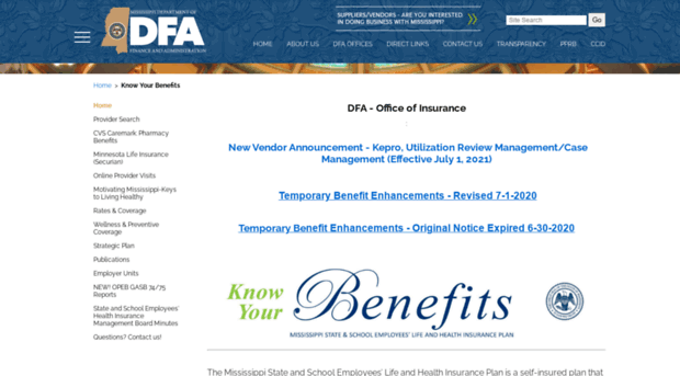 knowyourbenefits.dfa.state.ms.us