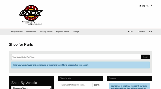 knoxauto.autopartsearch.com
