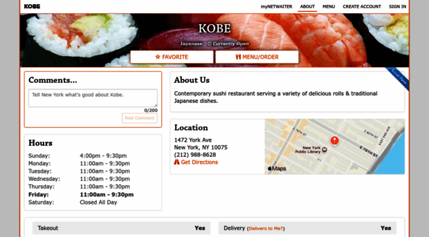 kobesushi.netwaiter.com