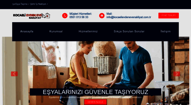 kocaelievdenevenakliyat.com.tr